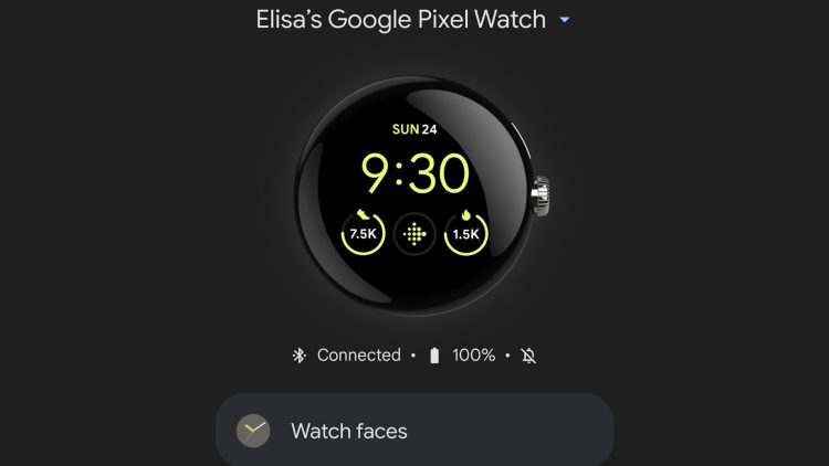 AAW Google Pixel Watch app screenshot