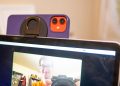 Belkin’s MagSafe Continuity Camera mount is an easy webcam upgrade