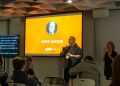 Accessibility consultant Steve Saylor hosting the #a11yTO Gaming conference in Toronto.