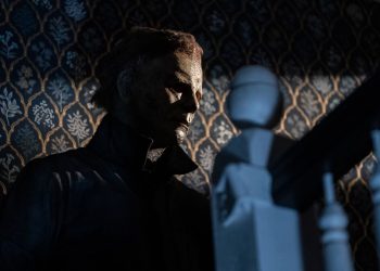 Michael Meyers walking up stairs in Halloween Ends - best new streaming movies